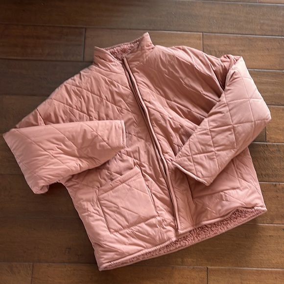 AWESOME PEACHY REVERSIBLE ZIP UP - Picture 3 of 6